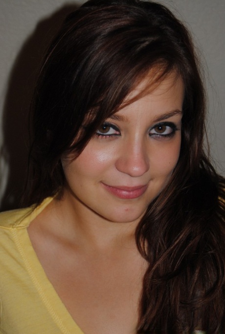 Ex-girlfriend exposes her natural breasts while laying on bed in cute panties