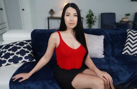 Brunette professor Alex Coal seduces and fucks a nerdy big-dicked student