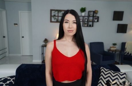 Brunette professor Alex Coal seduces and fucks a nerdy big-dicked student