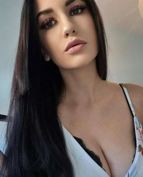 Glamorous babe teases with her big boobs in bralets in a sexy compilation