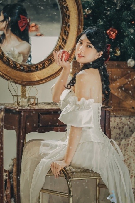 Cute Asian babe Jiaxin enjoys some doggystyle sex in a dramatic cosplay scene